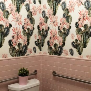 Holy Matcha - Pink bathroom! - Tea Rooms Near Me - San Diego, California Holy Matcha - Pink bathroom! - Tea Rooms Near Me - San Diego, California