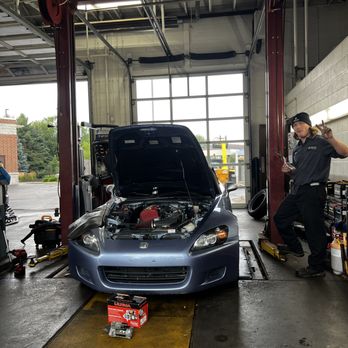 Mad Mikes Custom - Vehicle came in needed a starter. It's one of my buddies Honda S 2000 JDM left-hand drive. - Auto Repair Near Me - Aurora, Illinois Mad Mikes Custom - Vehicle came in needed a starter. It's one of my buddies Honda S 2000 JDM left-hand drive. - Auto Repair Near Me - Aurora, Illinois