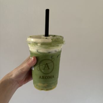 Aroma - DD - Mango Sticky Rice Matcha - Desserts Near Me - San Jose, California Aroma - DD - Mango Sticky Rice Matcha - Desserts Near Me - San Jose, California