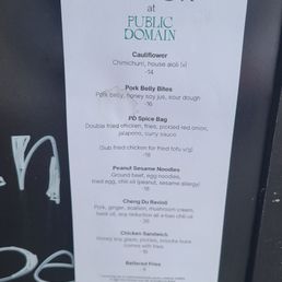 Menu Menu