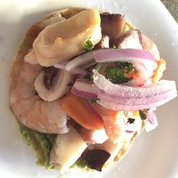 Seafood combo Tostada!!!! Seafood combo Tostada!!!!