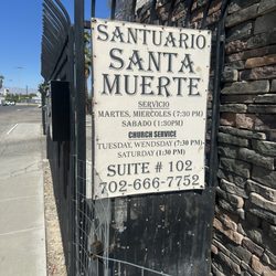 Santuario De La Santa Muerte - Church service times