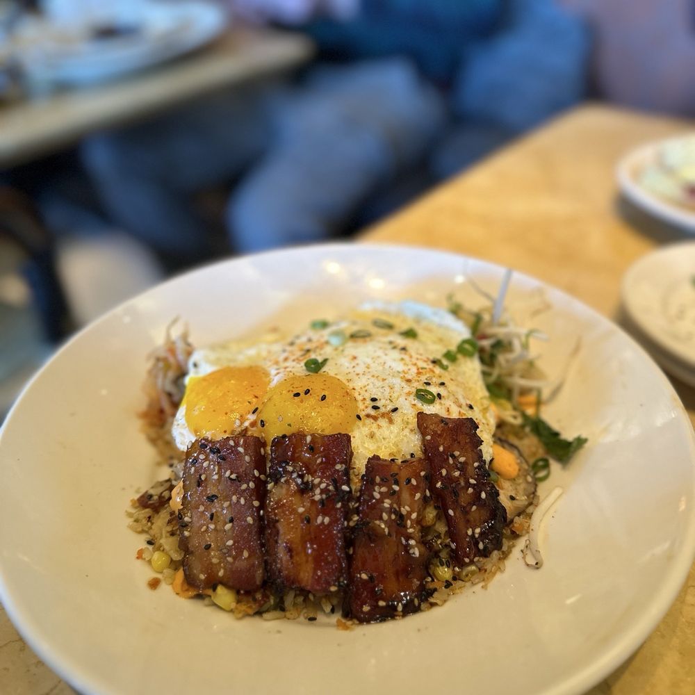 The Cheesecake Factory - Breakfast Kimchi Fried Rice & Eggs* - Desserts Near Me - Fairfax, Virginia The Cheesecake Factory - Breakfast Kimchi Fried Rice & Eggs* - Desserts Near Me - Fairfax, Virginia