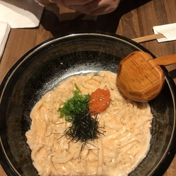 Udon Lab - Mentaiko Cream Udon - Noodles Near Me - New York, New York Udon Lab - Mentaiko Cream Udon - Noodles Near Me - New York, New York