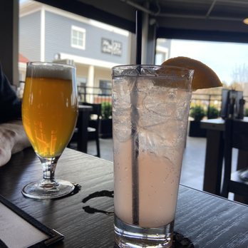 Tavern in the Square - Maine Beer co and blood orange spiked seltzer - New American Near Me - Wrentham, Massachusetts Tavern in the Square - Maine Beer co and blood orange spiked seltzer - New American Near Me - Wrentham, Massachusetts