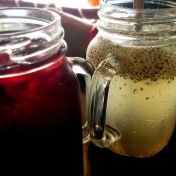 El Nicho - Chia limeade and Hibiscus tea - Mexican Near Me - Puerto Morelos, ROO