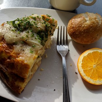 Europane - Tortilla available for weekends breakfast. It's like a giant quiche with eggs, potato, bacon, cheese, and more cheese - Bakeries Near Me - Pasadena, California