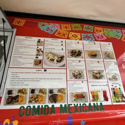 Taqueria Mi Frida - The menu. They also serve birria.