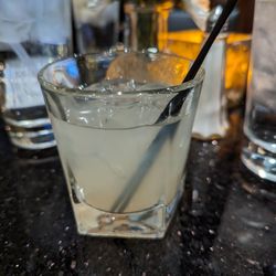 Johnnies Jazz Bar & Grille - Monarch Cocktail - Tequila, Cointreau, Jalapeno Simple Syrup, and Lime
