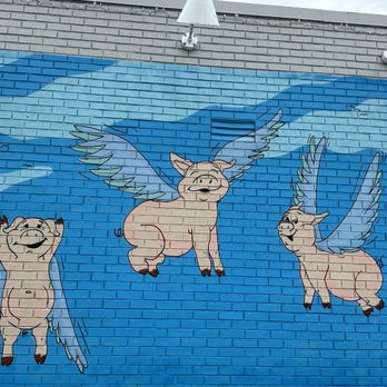 Creekside BBQ - Outside mural - Barbeque Near Me - Pelham, Alabama