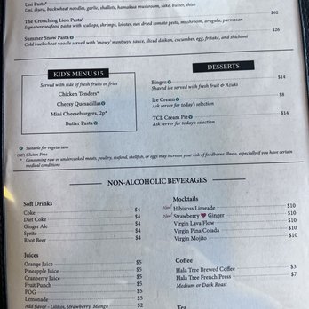 The Crouching Lion - Menu - Beer Bar Near Me - Kaaawa, Hawaii The Crouching Lion - Menu - Beer Bar Near Me - Kaaawa, Hawaii