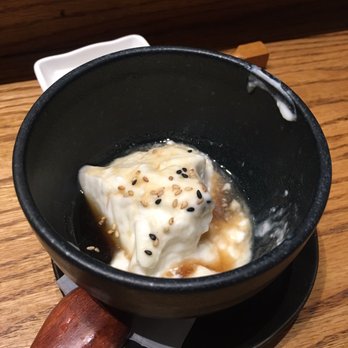 Sushi Lin Brooklyn - Sesame pudding - like a Japanese panna-cotta set in sesame oil. - Sushi Bars Near Me - Brooklyn, New York Sushi Lin Brooklyn - Sesame pudding - like a Japanese panna-cotta set in sesame oil. - Sushi Bars Near Me - Brooklyn, New York