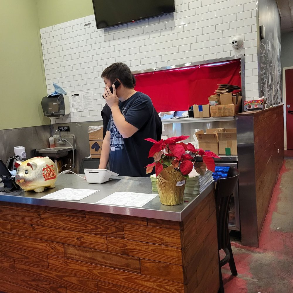 The Flying Dumpling - Cashier area - Chinese Near Me - Houston, Texas The Flying Dumpling - Cashier area - Chinese Near Me - Houston, Texas