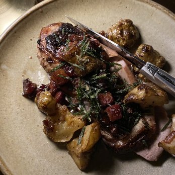 Manuela - Duck with sunchokes and bacon - New American Near Me - Los Angeles, California Manuela - Duck with sunchokes and bacon - New American Near Me - Los Angeles, California