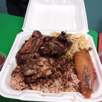 Lawrence Caribbean Restaurant - Jerk chicken for lunch - Caribbean Near Me - Charlotte, North Carolina