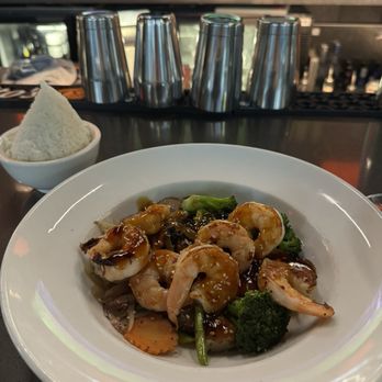 WASABI AMES - Shrimp Teriyaki /W RICE - Asian Fusion Near Me - Ames, Iowa