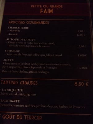 Menu photo 2 La Trinquette Saint-Gilles, BRU Menu photo 2 La Trinquette Saint-Gilles, BRU