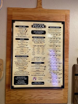 Menu photo 2 Palo Mesa Pizza San Luis Obispo, CA