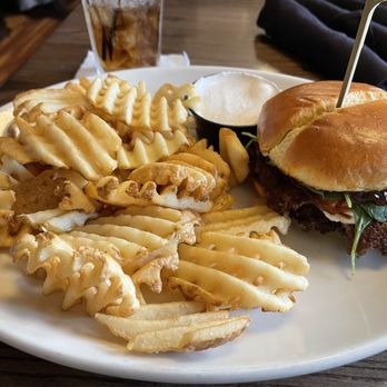 Malone's Bar & Grill - Goat Cheese and Fig Burger - New American Near Me - Maple Grove, Minnesota Malone's Bar & Grill - Goat Cheese and Fig Burger - New American Near Me - Maple Grove, Minnesota