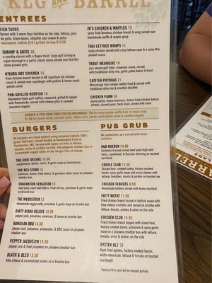 Menu photo 6 Keg & Barrel Ocean Springs, MS