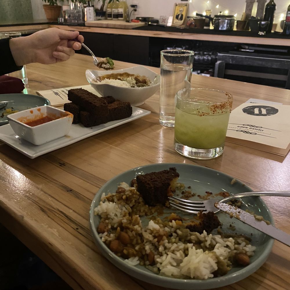 Fellow Traveler - Fried cornbread and rice and beans - Cocktail Bars Near Me - Englewood, Colorado Fellow Traveler - Fried cornbread and rice and beans - Cocktail Bars Near Me - Englewood, Colorado