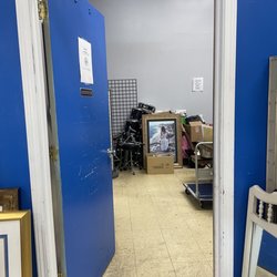 St Vincent De Paul Society - The lunch room where they hold items the workers want