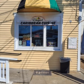 Vineyard Caribbean cuisine - the outside of the restaurant - Caribbean Near Me - Oak Bluffs, Massachusetts