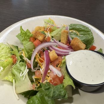 Eagle’s Nest Bar & Grill - Side salad with ranch dressing - Burgers Near Me - Clarklake, Michigan Eagle’s Nest Bar & Grill - Side salad with ranch dressing - Burgers Near Me - Clarklake, Michigan