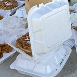 Chicken and waffles