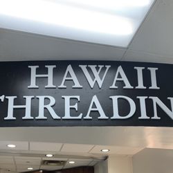 Hawaii Threading - Mililani Walmart - At the entrance of Walmart