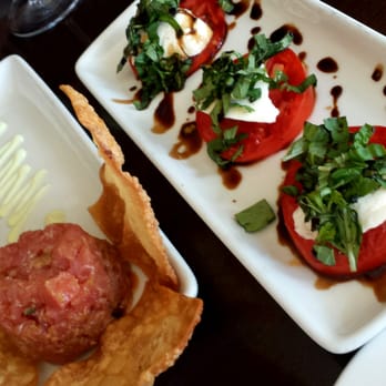 Corktree Cellars - Tuna tartare and caprese - New American Near Me - Carpinteria, California Corktree Cellars - Tuna tartare and caprese - New American Near Me - Carpinteria, California