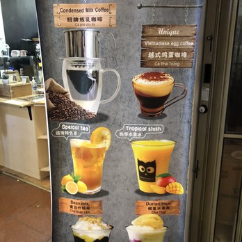 Dak Lak Vietnamese Coffee - Menu sign - Coffee Roasteries Near Me - Markham, Ontario