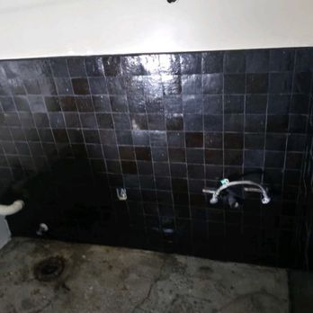 Solid Prime Tile and Stone - Another angle of our bathroom backsplash - General Contractors Near Me