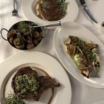 Geneva Chophouse - Delmonico Rib-Eye* Branzino Meuniere* Berkshire Pork Chop* Marble Potatoes - Steakhouses Near Me - Lake Geneva, Wisconsin Geneva Chophouse - Delmonico Rib-Eye* Branzino Meuniere* Berkshire Pork Chop* Marble Potatoes - Steakhouses Near Me - Lake Geneva, Wisconsin