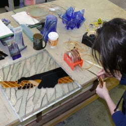 Serviente Glass Studios - One of my Hand windows