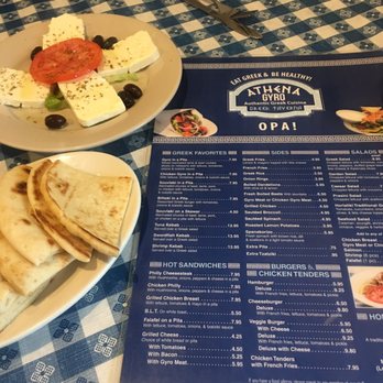 Athena Gyro - Feta and pita - Greek Near Me - Lagrangeville, New York