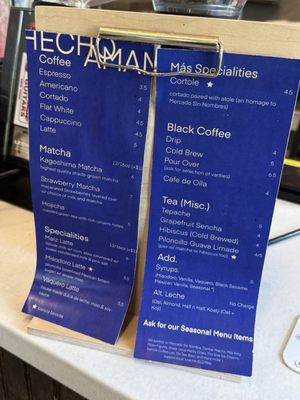 Menu photo 7 Hecho Amano Coffee Pflugerville, TX