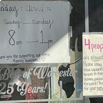 Bagel Time - CURRENT (COVID?) HOURS AND RESTRICTIONS. - Bagels Near Me - Worcester, Massachusetts