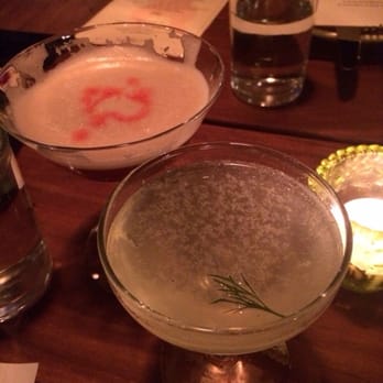 The Red Hen - Cocktails. No the design atop the left one is not a hen or anything else. - Italian Near Me - Washington, DC, District of Columbia The Red Hen - Cocktails. No the design atop the left one is not a hen or anything else. - Italian Near Me - Washington, DC, District of Columbia