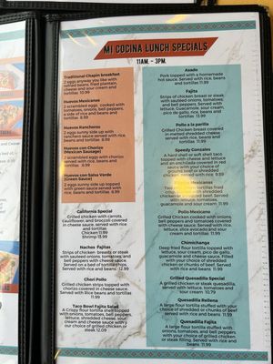 Menu photo 1 Mi Cocina Newport, KY