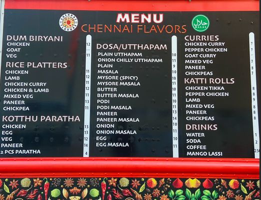 Chennai Flavors Food Truck by null
