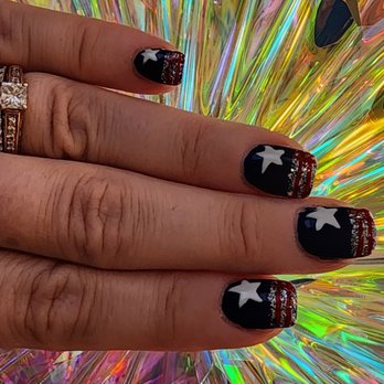 Coco Nail Bar - Celebrating our nation's 250th birthday with festive nails - Nail Salons Near Me - Rolling Meadows, Illinois