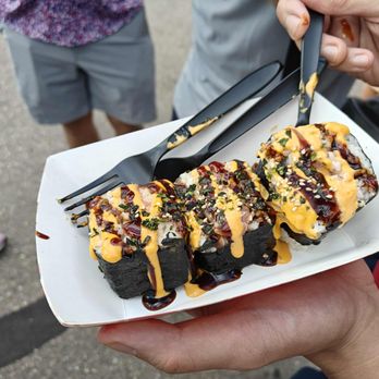 Good Vibes Concessions - Spicy tuna musubi - Pop-Up Restaurants Near Me Good Vibes Concessions - Spicy tuna musubi - Pop-Up Restaurants Near Me