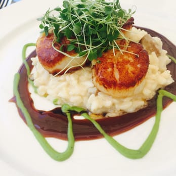 Geoffrey's Malibu - Scallops and risotto - Seafood Near Me - Malibu, California Geoffrey's Malibu - Scallops and risotto - Seafood Near Me - Malibu, California