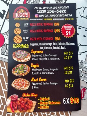 Hugo's Pizza by null