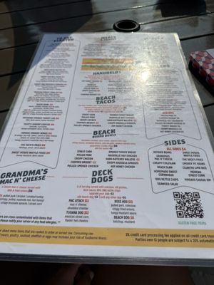 Menu photo 2 The Deck Muskegon, MI
