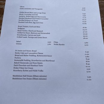 St. John Bread & Wine - Menu - Bakeries Near Me - London, XGL