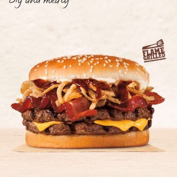 Burger King - What the Smokehouse King burger is supposed to look like. - Burgers Near Me - Clifton Heights, Pennsylvania Burger King - What the Smokehouse King burger is supposed to look like. - Burgers Near Me - Clifton Heights, Pennsylvania
