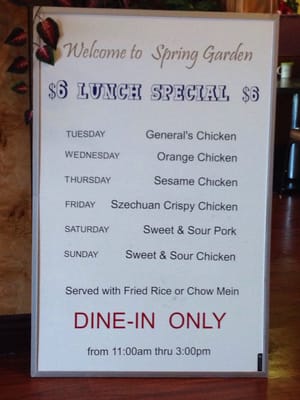 Menu photo 5 Spring Garden Restaurant Woodland, CA Menu photo 5 Spring Garden Restaurant Woodland, CA