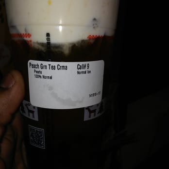 Sharetea - Peach Green Tea Cream! $4.75 all together. - Coffee & Tea Near Me - Concord, California Sharetea - Peach Green Tea Cream! $4.75 all together. - Coffee & Tea Near Me - Concord, California